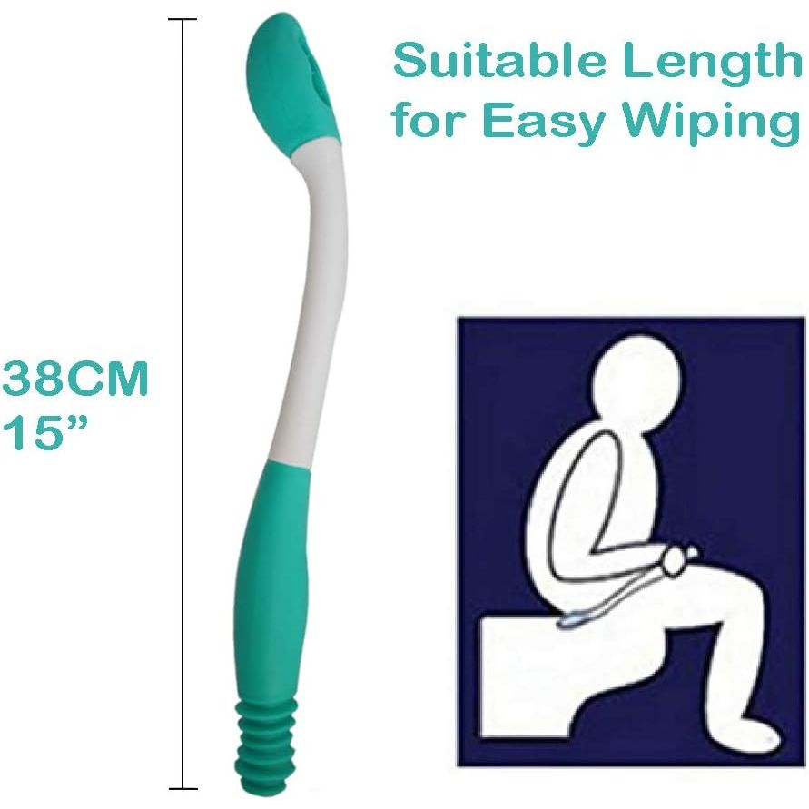 Buy now Toilet Aid Wiper Self Assist Bathroom Bottom Butt Wipe Helper Wand Long Reach Comfort Wipe Tool Paper Tissue for Pregnant After Surgery Seniors Arm Handicap Bariatric at indiglob india
