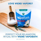 Buy now Vicks VapoBath, Bath Crystals, Soothing Non-Medicated Vicks Vapors, Refreshing Aromatherapy with Eucalyptus, Menthol, and Essential Oils, Bath Salts, 24oz at indiglob india