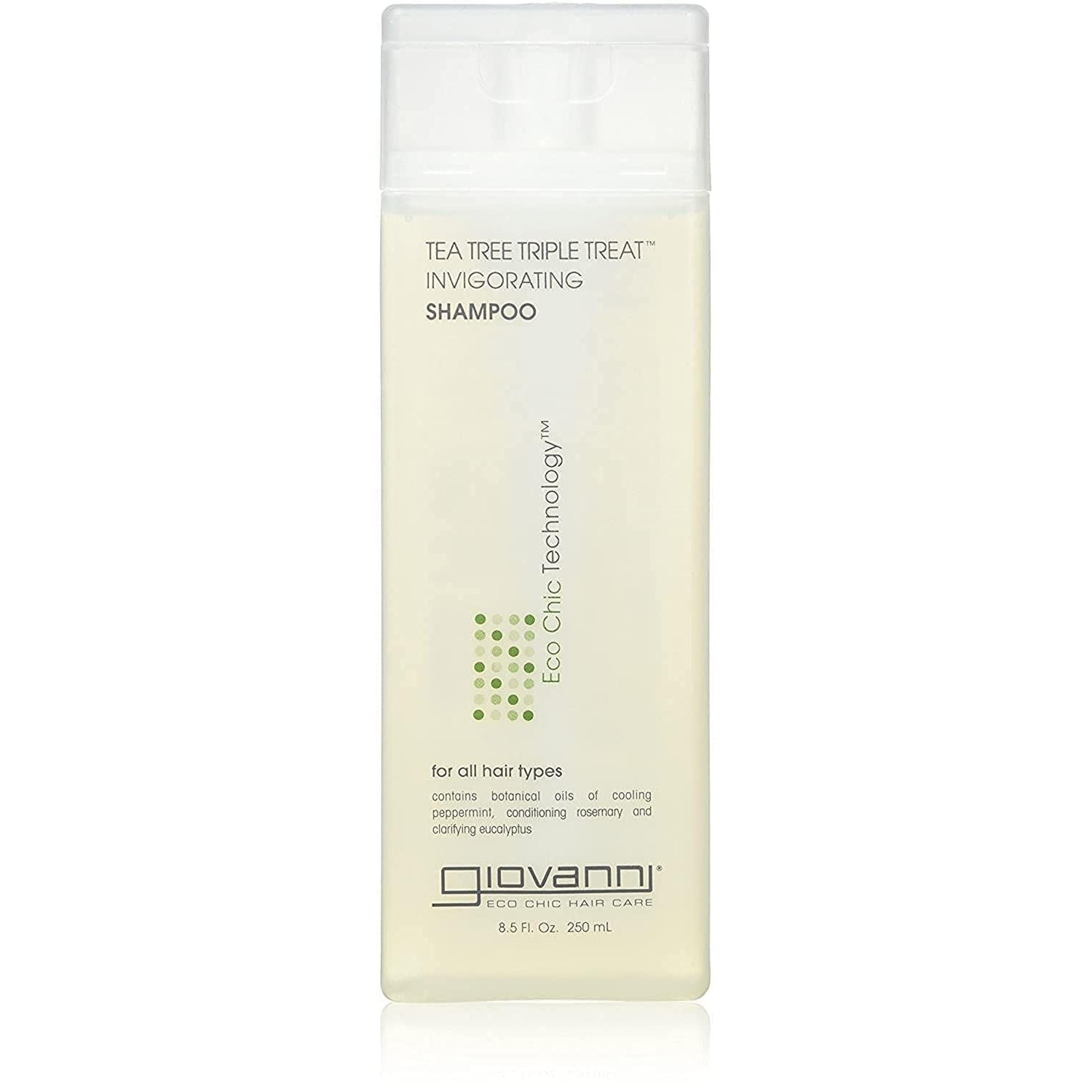 Buy now GIOVANNI Tea Tree Triple Treat Invigorating Shampoo - Cooling Peppermint, Eucalyptus & Rosemary, Helps Strengthen & Rejuvenate Hair & Scalp, Salon Quality, Paraben Free - 8.5 oz (1 Pack) Default at indiglob india