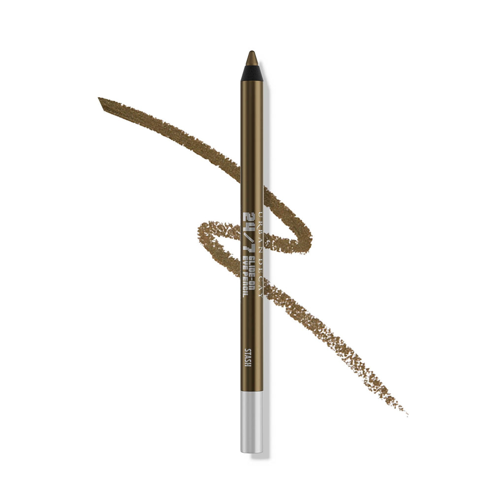 Buy now Urban Decay 24/7 Glide-On Waterproof Eyeliner Pencil - Smudge-Proof, Long-Lasting, Transfer-Proof, Up to 16HR Wear, Smooth No-Tug Formula, Hydrating Color Liner With Vitamin E & Jojoba Oil - 0.04 oz Stash (dark olive green shimmer) at indiglob india