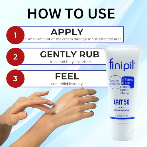 Buy now Lait 50 Antiseptic Cream – Post Hair Removal & Ingrown Hair Treatment, Cools & Soothes Skin, 1.5 Ounce at indiglob india