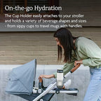 Buy now UPPAbaby Cup Holder for Vista, Cruz and Minu Strollers/Quick Attachment/Holds Beverages of Various Sizes/Folds Attached at indiglob india