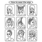 Buy now Kaneles Short Curly Mens Black Wig Fluffy Synthetic Cosplay Halloween Hair Wig for Male Guy at indiglob india