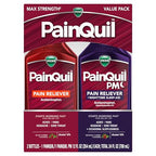 Buy now Vicks PainQuil & PainQuil PM Pain Relief Liquid, 1000mg Acetaminophen, 2x12 oz at indiglob india