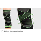 Buy now Knee Sleeve, Knee Pads Compression Fit Support -for Joint Pain and Arthritis Relief, Improved Circulation Compression - Wear Anywhere - Single (XXL) at indiglob india