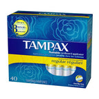 Buy now Tampax Regular, 40-Count Packages (Pack of 2) at indiglob india
