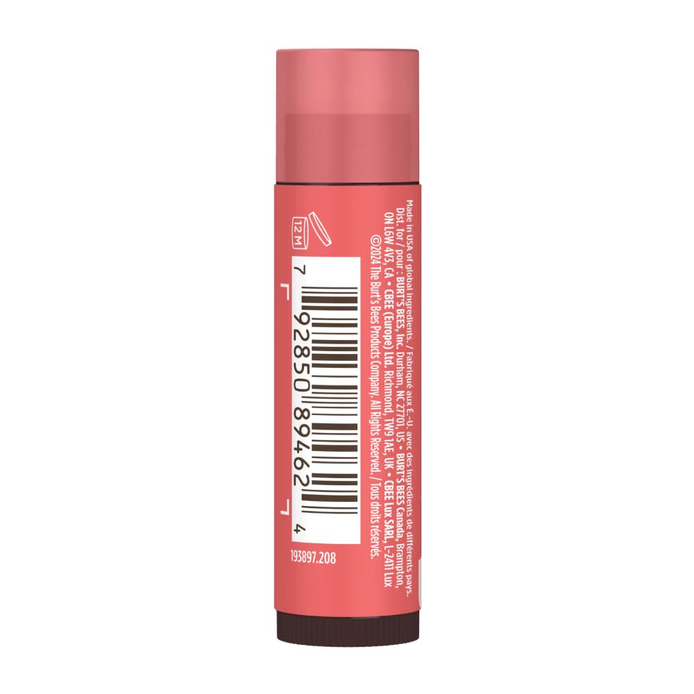 Buy now Burts Bees 100% Natural Tinted Lip Balm, Hibiscus with Shea Butter & Botanical Waxes 1 Tube at indiglob india