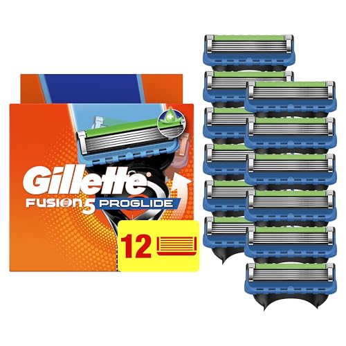 Buy now Gillette ProGlide Razor Refills for Men, 12 Razor Blade Refills at indiglob india
