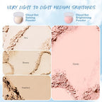 Buy now Kosas Cloud Set Face Setting Powder - Smoothing Shine Control, Soft, Sheer Translucent Makeup Finish, Portable & Long-Lasting Loose Pressed Baking Powder - Feathery (Sheer Light Medium) at indiglob india