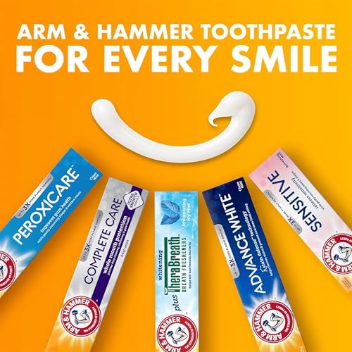 Buy now ARM & Hammer Complete Care Toothpaste, Teeth Whitening Toothpaste with Baking Soda, Fluoride, Whole Mouth Protection, Fresh Mint Flavor, 6.0 oz (Pack of 4) at indiglob india