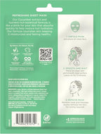Buy now Burt's Bees Refreshing Sheet Face Mask with Cucumber, Pack of 6 at indiglob india