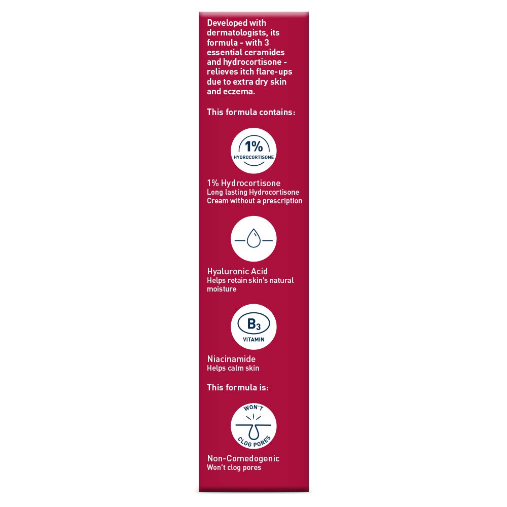 Buy now CeraVe 1% Hydrocortisone Anti-Itch Cream, Fragrance-Free Relief for Eczema-Prone & Dry Skin, 1 Ounce at indiglob india