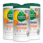 Buy now Seventh Generation Disinfecting Multi Surface Wipes, Botanical Disinfectant, 70 Count, Pack of 6 at indiglob india