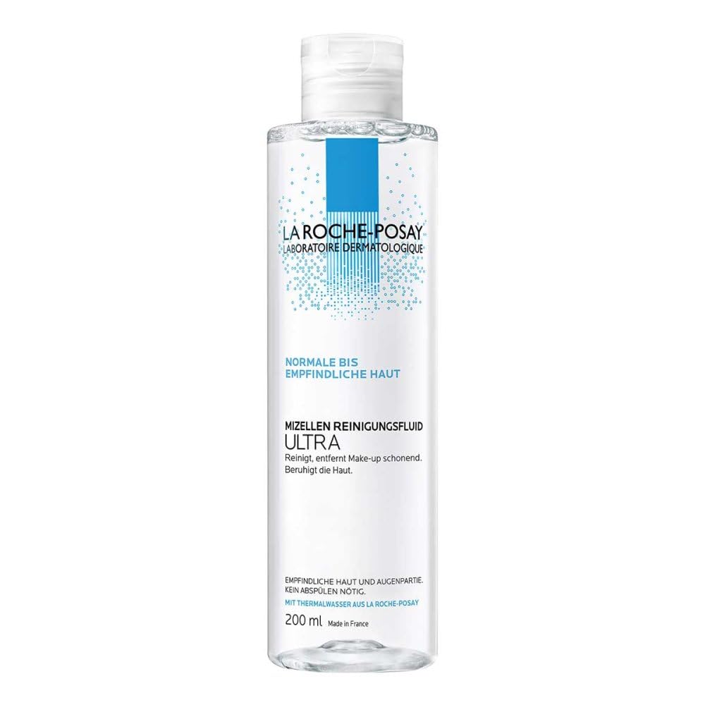 La Roche-Posay Micellar Cleansing Water for Sensitive Skin, Micellar Water Makeup Remover, Cleanses and Hydrates Skin, Gentle Face Toner, Oil Free