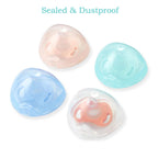 PandaEar 4 Pack Pacifier Holder Case, Baby Binky Storage Travel Container