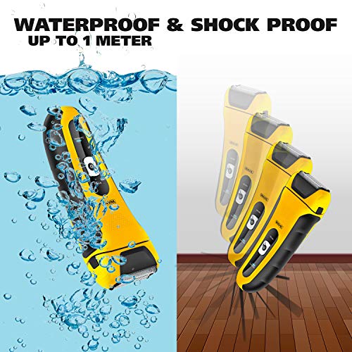 Buy now Wahl Lifeproof Lithium Ion Foil Shaver Æ’?? Waterproof Rechargeable Electric Razor with Precision Trimmer for MenÆ’??s Beard Shaving, Trimming, & Grooming with Quick Charge Æ’?? Model 7061-100 at indiglob india