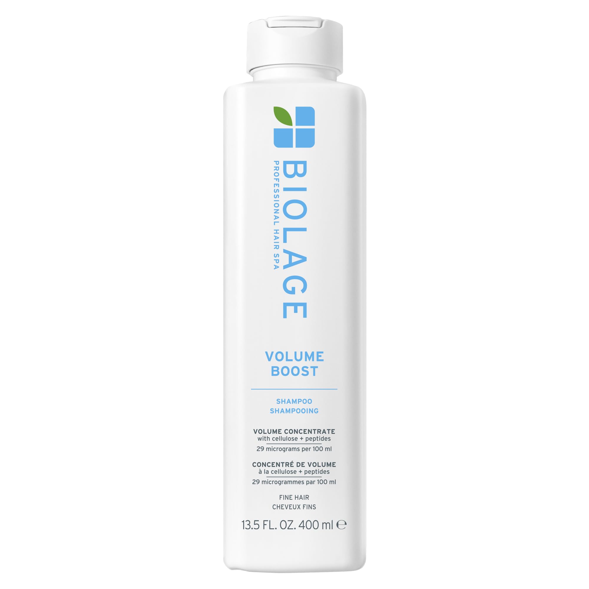 Biolage Volume Boost Shampoo – For Fine Hair | Creates Lasting, Lightweight Volume, Root Lift & Shine, With Cellulose and Peptides, Vegan, Paraben and Silicone-Free
