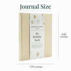 Duncan & Stone Hardcover Birthday Book & Baby Memory Album, 72 Pages