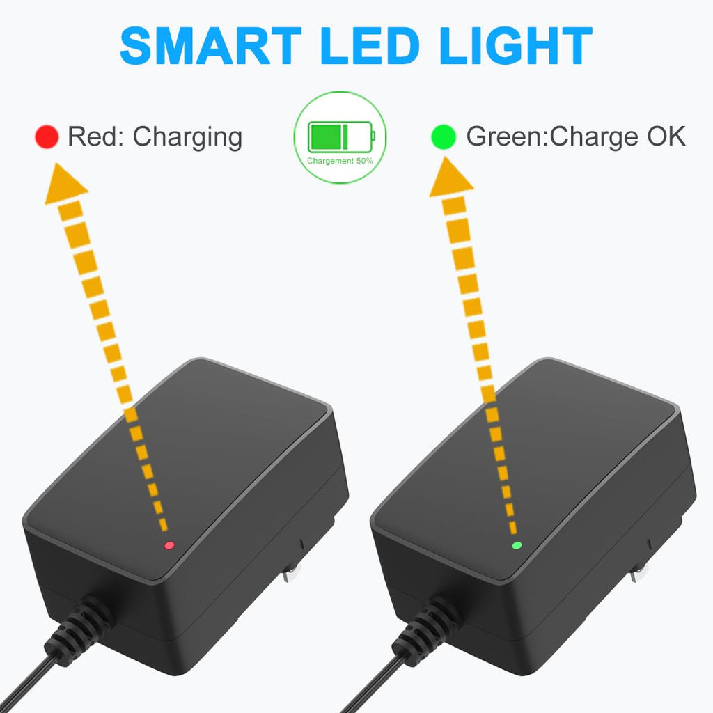 12V Battery Charger for Kid Ride On Toys for Razor Power Core E90 E95