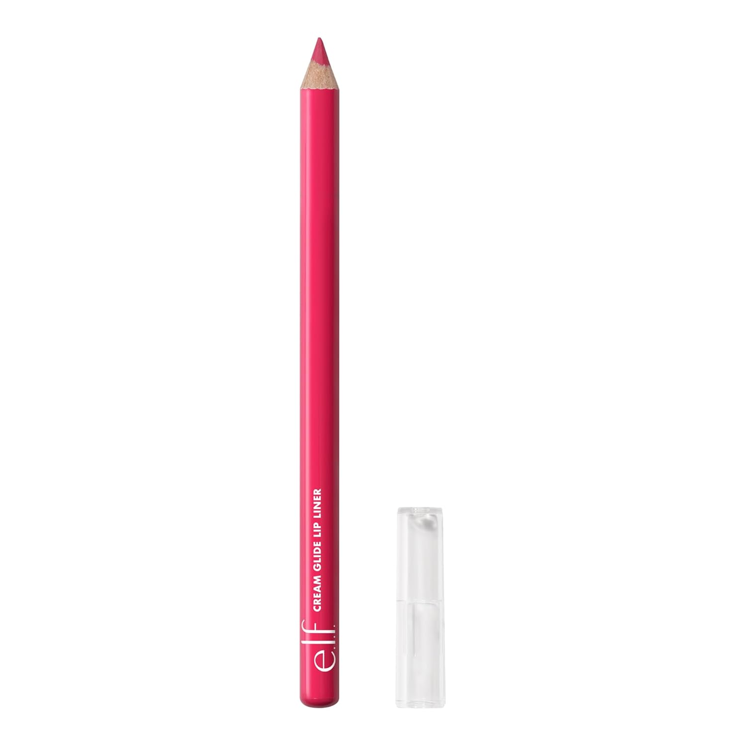 Buy now e.l.f. Cream Glide Lip Liner, Highly-Pigmented Pencil For Shaping & Sculpting Lips, Semi-Matte Finish, Vegan & Cruelty-Free, Baddest Beige Fuchsia Forward at indiglob india