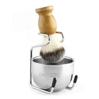 Buy now Anbbas Shaving Brush Synthetic Badger Hair Wood Handle,Stainless Steel Shaving Stand and Bowl,Perfect for Men Wet Shave at indiglob india