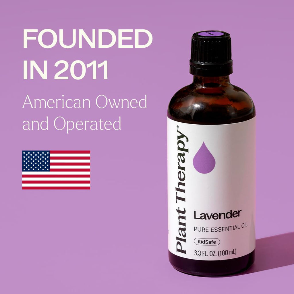 Plant Therapy Lavender Essential Oil 30 mL, Pure & Undiluted Aromatherapy