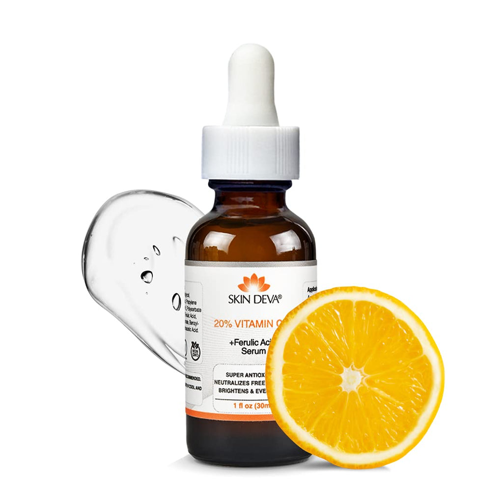 Buy now SKIN DEVA 20% Vitamin C Serum for Face with Vitamin E Plus Ferulic Acid Skincare Water Based 1 fl oz 30 ML Rejuvenates Skin to Fresh & Neutralizes Free Radicals to Brighten Even Vitamin Serum Default at indiglob india