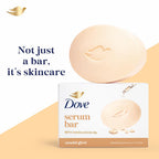 Dove Serum Bar | with Sandalwood Oil | Sandal Glow | 375g (125g x 3)