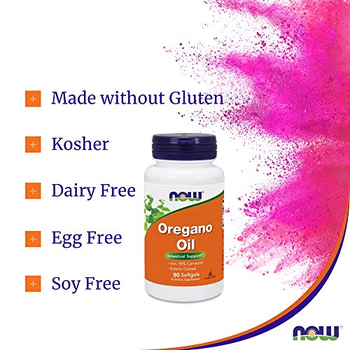 Buy now Now Foods Oregano Oil (Minimum 55% Carvacrol) Æ’?? 181mg, 180 Softgels Æ’?? High Potency Digestive Support Supplement, Promotes Gut Health - Kosher - 180 Servings at indiglob india