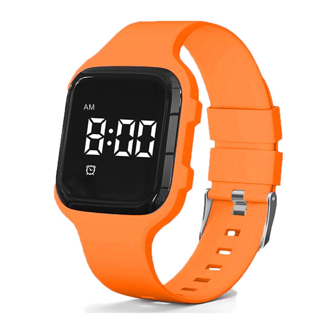 Buy now Vibrating Alarm Watch, Potty Training Watch Water Resistant Medical Reminder Wristband with Timer (Black) Orange at indiglob india
