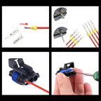 Buy now JRready ST5211 Pin Removal Tool KIT for Weather Pack Metri Pack Series Connector Harness terminals and Connector Crimp pin etc Electrical Connector, Tool KIT Include DRK 785084 Amp 1.5mm Removal Tool at indiglob india