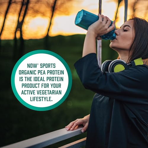 Buy now NOW Foods Sports Nutrition, Certified Organic Pea Protein 15 Grams, Unflavored Powder, 1.5-Pound at indiglob india