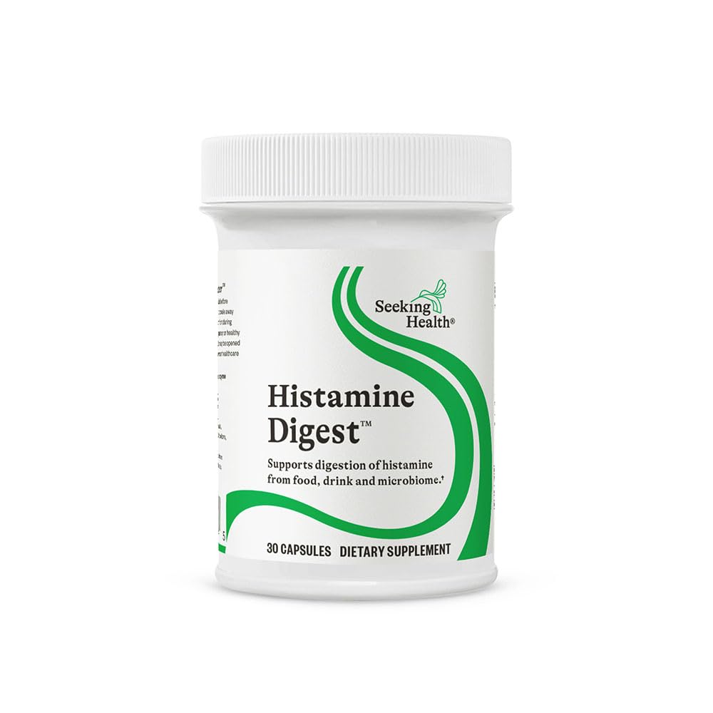 Seeking Health DAO Enzyme - Formerly Histamine Digest, DAO Enzyme Supplement for Histamine Food Intolerance, Supports Digestive Health, Upset Stomach (90 Capsules)*