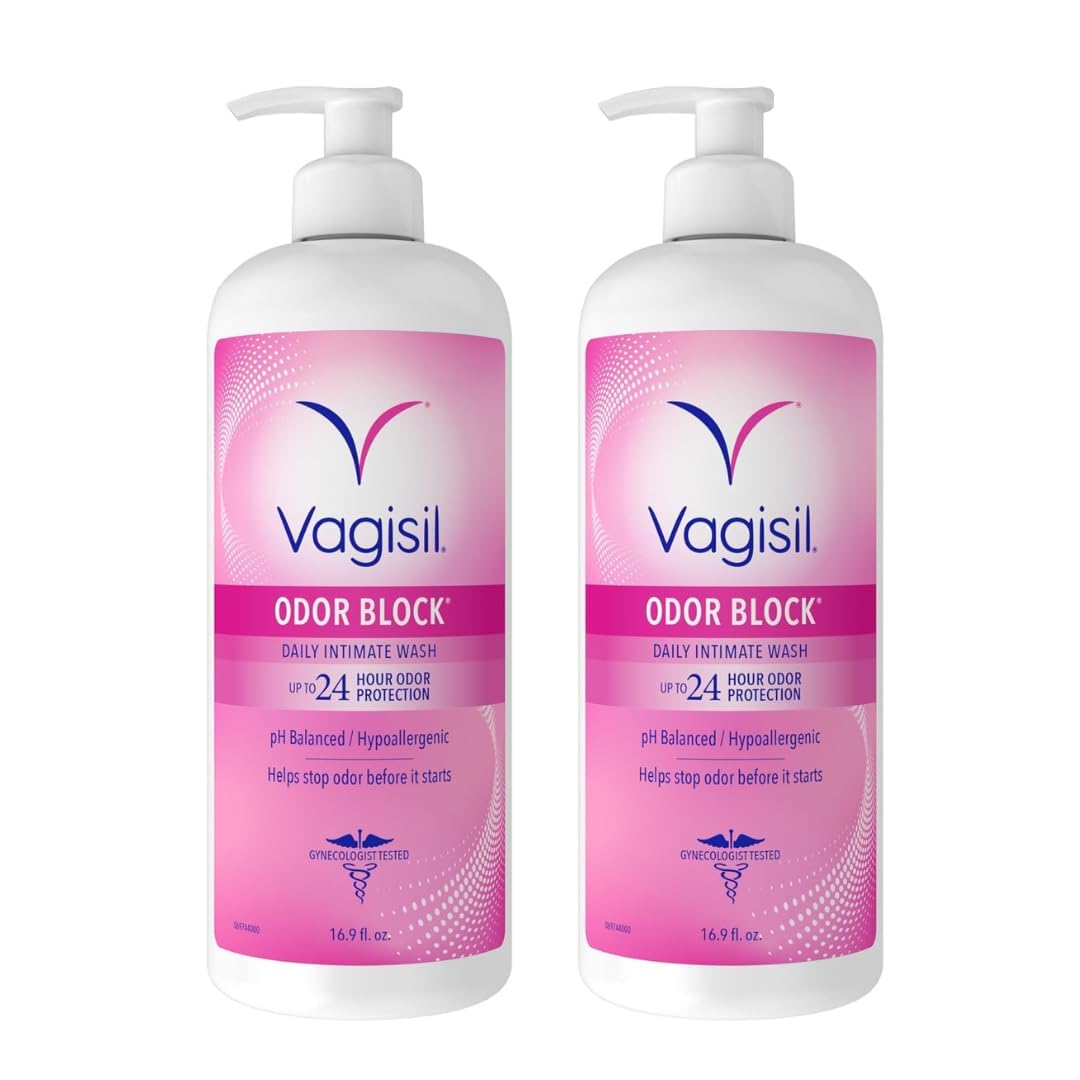 Buy now Vagisil Feminine Wash for Intimate Area Hygiene, Odor Block, Gynecologist Tested, Hypoallergenic, 12 oz, (Pack of 1) 16.9 Fl Oz (Pack of 2) at indiglob india
