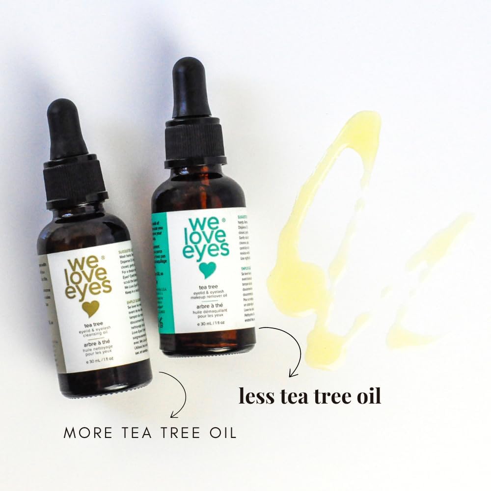 Buy now We Love Eyes - Natural Eyelid Cleansing Oil with Tea Tree - Allergen Removal - Preservative-Free - Australian Tea Tree Oil - 30ml at indiglob india