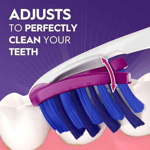 Buy now Oral-B 3D White Deep Stain Remover toothbrushes, 4 Count Toothbrush Soft, Removes 90% of Surface Stains, whitens Teeth, deep Reach, removes Plaque and Stains Tooth Brush at indiglob india