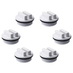 ATIE 1.5" Threaded Pool Spa Return Line Winterizing Plug & Filter Drain Plug SP1022C with O-Ring for Winterizing Pools and Most Hayward Pentair Filters (6 Pack)