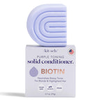 Buy now Kitsch Toning Purple Conditioner For Blondes & Color Treated Hair - Conditioner Bar For Women & Men - With Biotin for Strengthening & Neutralizing Brassy Tones - Vegan, Silicone & Sulfate Free - 2.7oz at indiglob india
