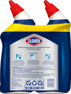 Buy now Clorox Toilet Bowl Cleaner Heavy Duty Stain and Ring Remover, Arctic Clean, 24 Fl Oz., Pack of 2 at indiglob india
