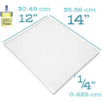 Buy now Gel Press Monoprinting Print Plate - 12” X 14” Gel Plate - Printmaking Supplies - Reusable Gel Printing Plate for Press Art for Card Making, Scrapbooking, Journaling, Arts and Crafts, Home Decor at indiglob india