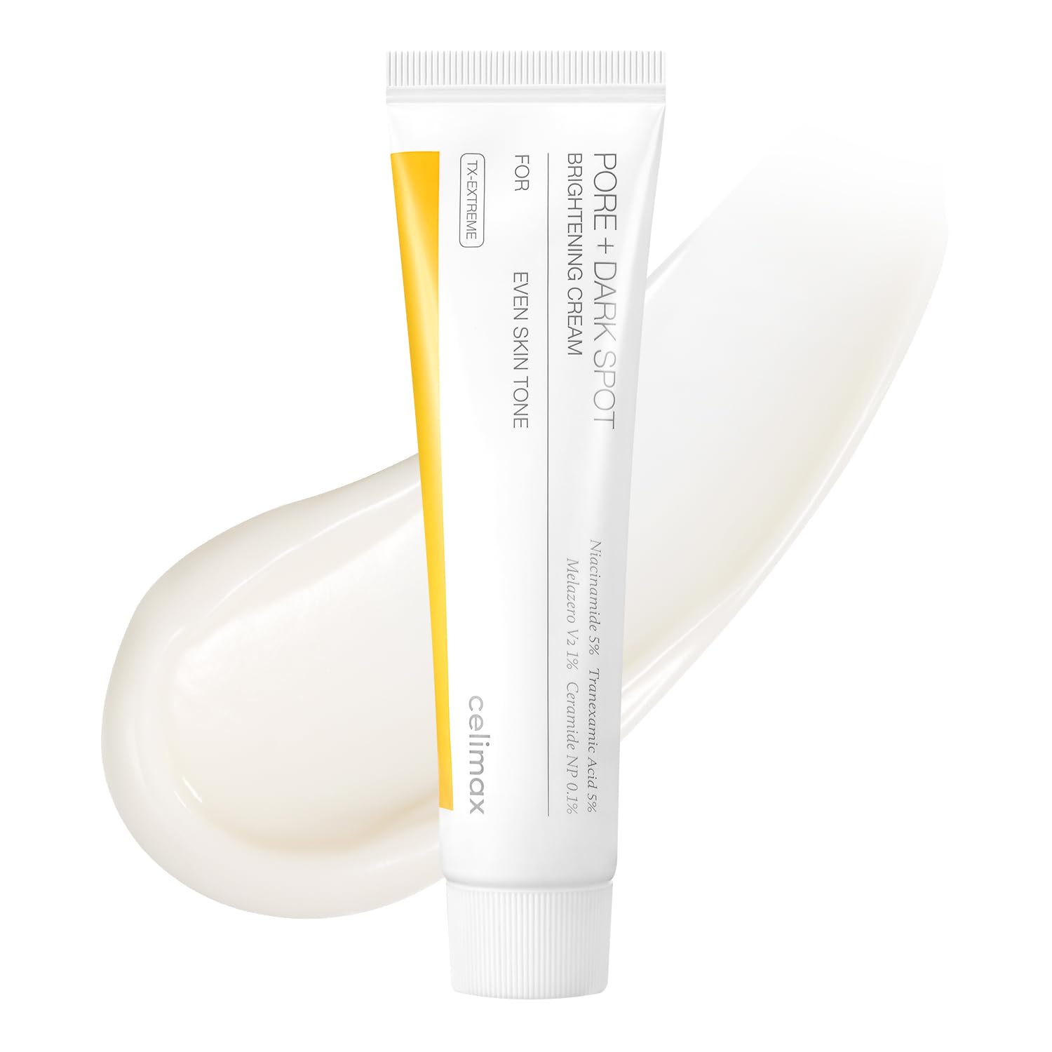 celimax Pore+Dark Spot Brightening Cream, 1.18 fl.oz | Niacinamide, Tranexamic Acid, TXA Cream, Pore Minimizer, Hydrating, Dark Spot Remover for Face, Sensitive Skin