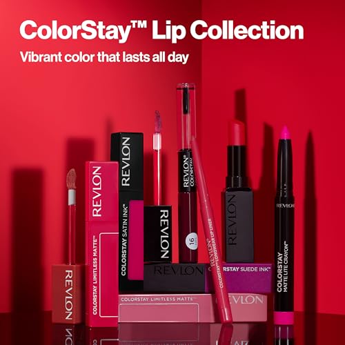 Buy now Revlon Liquid Lipstick with Clear Lip Gloss, ColorStay Overtime Lipcolor, Dual Ended with Vitamin E, 040 Forever Scarlet, 0.07 Fl Oz at indiglob india