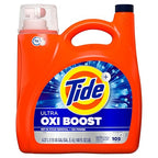 Buy now Tide Ultra Oxi Boost Liquid Laundry Detergent, 117 fl oz, 83 Loads, Advanced Stain Remover, Laundry Detergent Liquid with Extra Oxi Power at indiglob india
