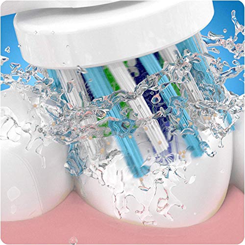 Buy now Oral B Cross Action Replacement Electric Toothbrush Heads x4 at indiglob india