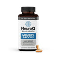 NeuroQ Memory & Focus Supplement - Brain Health Support - 60 Capsules | Formulated by Neurologist Dr. Dale Bredesen | Ginkgo Biloba, Phosphatidylserine, Gotu Kola, Coffee Fruit, Turmeric & Propolis