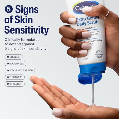 Buy now Cetaphil Exfoliating Face Wash, Extra Gentle Daily Face Scrub, Gently Exfoliates & Cleanses, For All Skin Types, Non-Irritating & Hypoallergenic, Suitable For Sensitive Skin, 6 Fl Oz, Pack of 2 at indiglob india