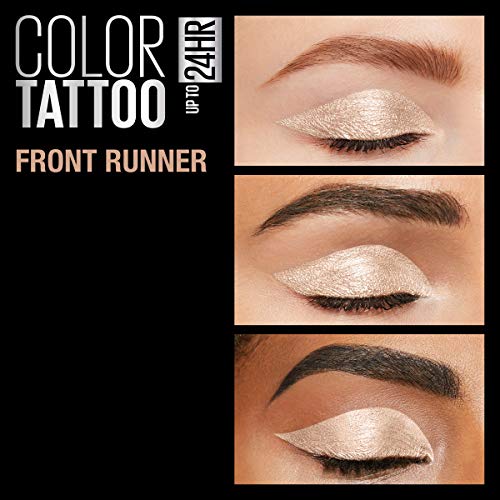 Buy now Maybelline New York Color Tattoo 24 Hour Longwear Cream Eyeshadow Makeup, Front Runner, 1 Count at indiglob india