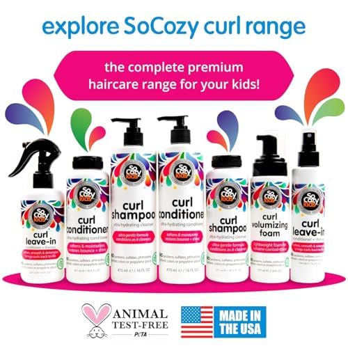 Buy now So Cozy Leave In Conditioner Spray (8 Fl Oz) Paraben-Free Detangler for Kids' Curly Hair, Deep Conditioner & Tangle-Free Curls, Gentle & Nourishing with Keratin, Vitamin B5, Olive Oil & Jojoba Oil at indiglob india