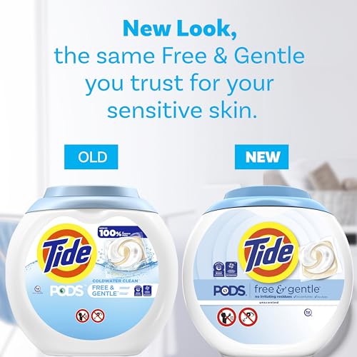 Buy now Tide PODS Free & Gentle Laundry Detergent Soap Pacs, 20 Count, Tide PODS Laundry Detergent at indiglob india