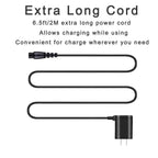 WUKUR Replacement for Wahl 9649 Charger, 3.5V Charger Cord for Wahl 9649P, Charging Cord Replacement Compatible with Wahl 9649 9649P Color Pro Cordless Hair Clipper Trimmer Power Cord, 6.6FT Long Cord